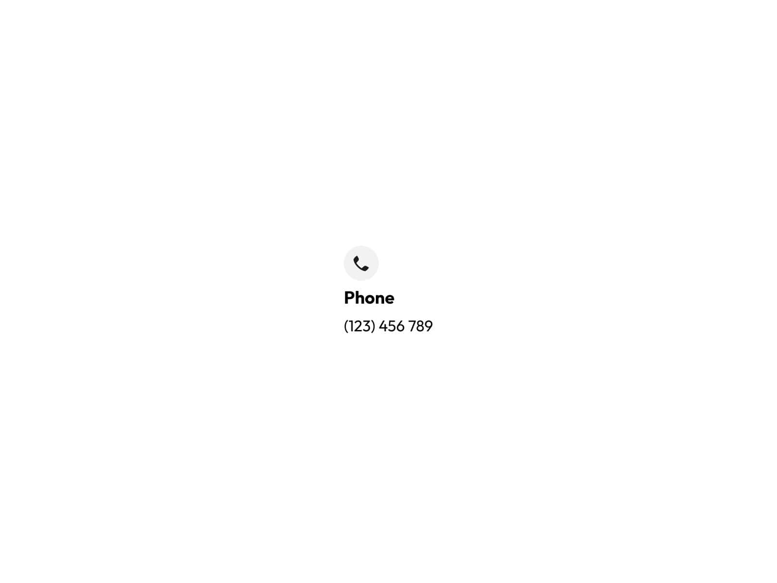 Contact Info Alpha