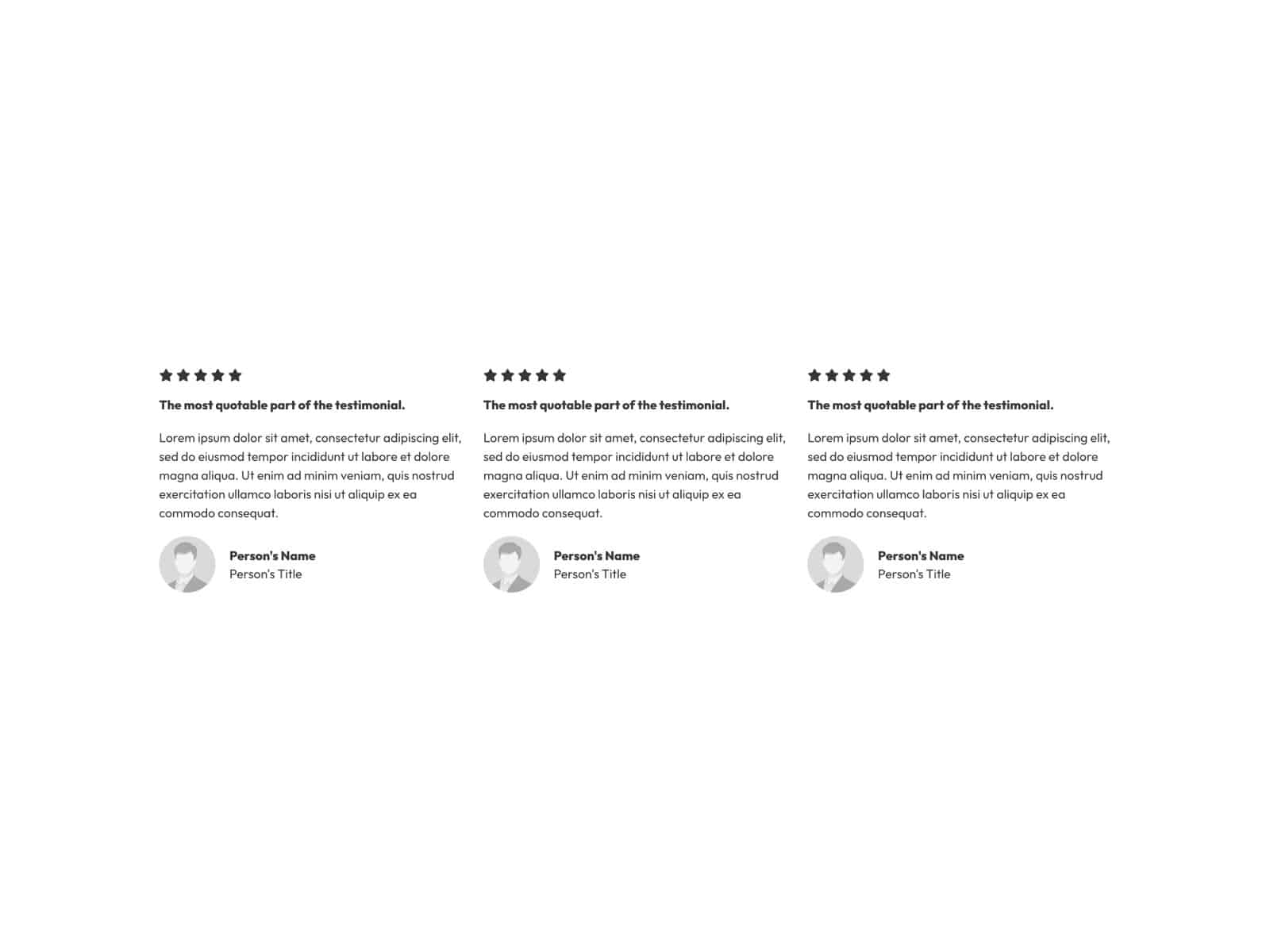 Testimonial Grid Alpha
