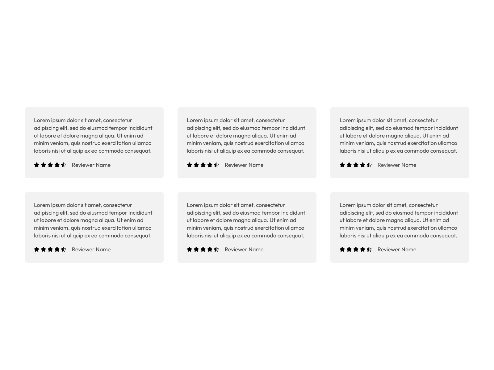 Testimonial Grid Bravo