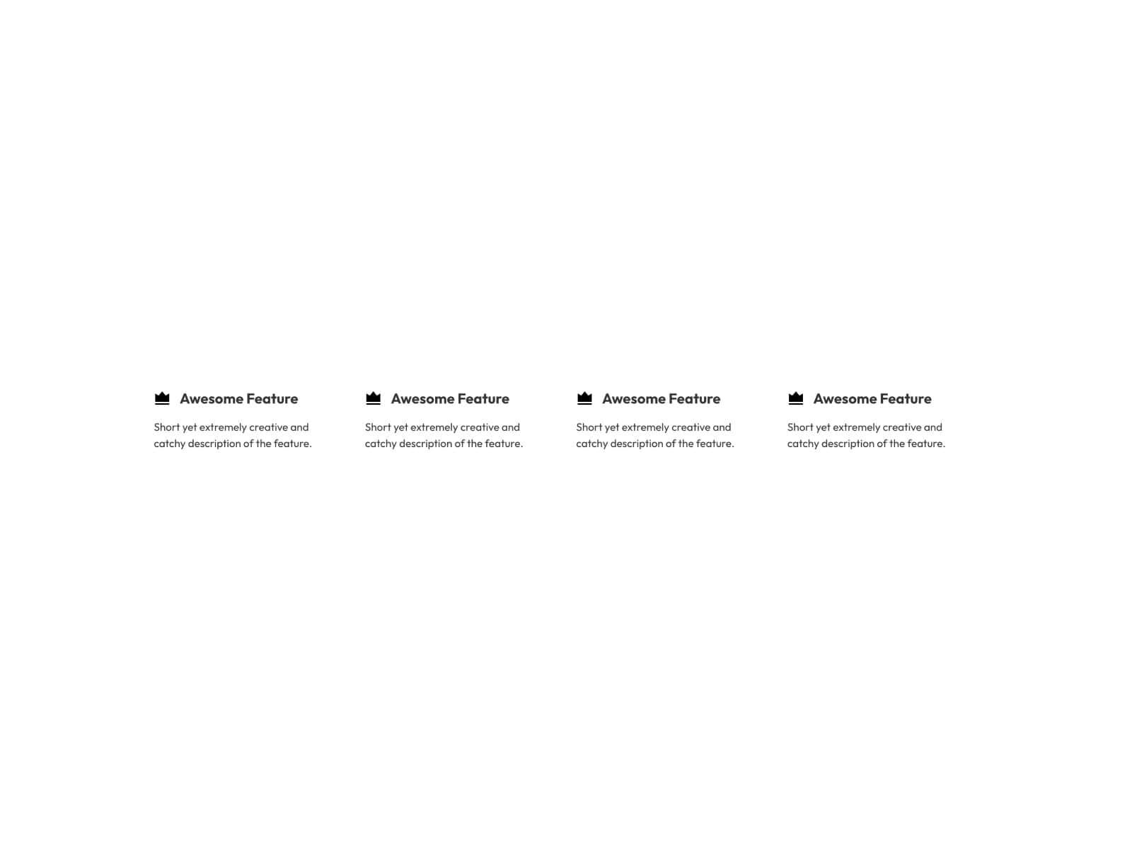 Feature Grid Bravo