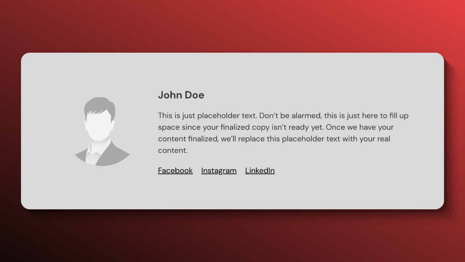 Author Profile Card Alpha